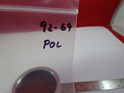 OPTICAL MOUNTED POLARIZER LENS OPTICS AS PICTURED &92-69