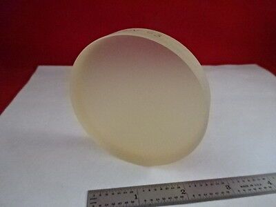 OPTICAL FLAT 3" DIAMETER UNCOATED POLISH DULL ZERODUR LASER OPTICS AS IS #80-06