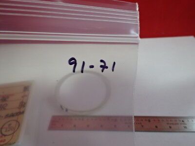 OPTICAL COATED FLAT LENS WINDOW LASER OPTICS AS IS #91-71