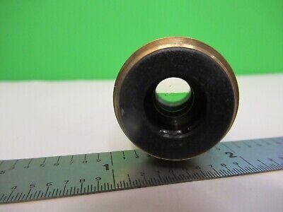 UNKNOWN MAKER OBJECTIVE 10X /160 OPTICS MICROSCOPE PART AS PICTURED &15-A-77