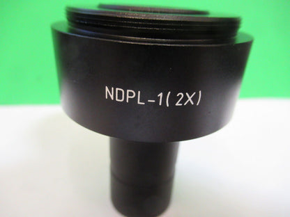 RELAY LENS CAMERA NDPL-1(2X) MICROSCOPE PART AS PICTURED Z1-FT-85