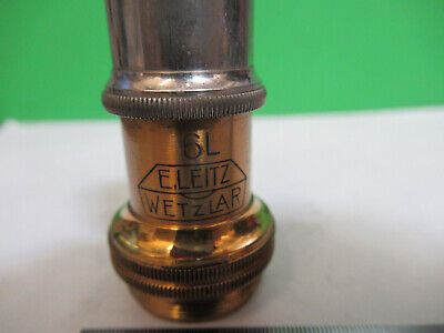 ANTIQUE ERNST LEITZ 45X 6L OBJECTIVE MICROSCOPE PART AS PICTURED Z1-A-56