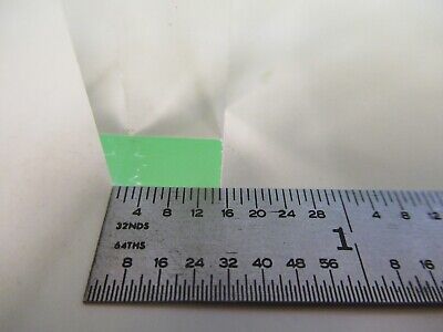 OPTICAL LARGE BK7 GLASS RECTANGULAR BAR NICE LASER OPTICS AS PICTURED &79-A-12