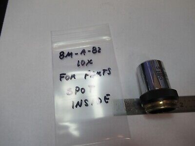 FOR PARTS WILD SWISS 10X OBJECTIVE MICROSCOPE PART OPTICS as pictured &8M-A-82B