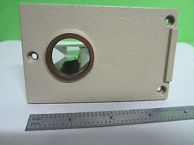 MICROSCOPE PART MOUNTED PRISM OPTICS AS PICTURED BIN#P5-A-85BB