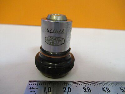 OLYMPUS JAPAN 10X OBJECTIVE OPTICS LENS MICROSCOPE PART AS PICTURED &W3-B-34