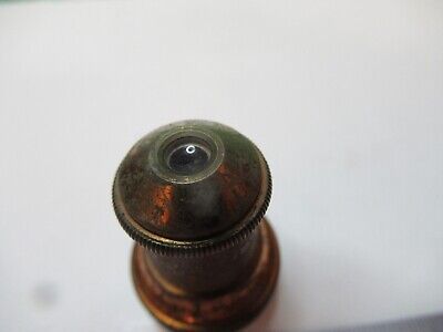 ANTIQUE BRASS BAUSCH LOMB OBJECTIVE 16mm MICROSCOPE PART AS PICTURED &17-A-26