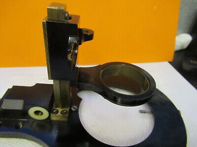 ANTIQUE CARL ZEISS BRASS STAGE HOLDER RARE MICROSCOPE PART AS PICTURED P9-A-84