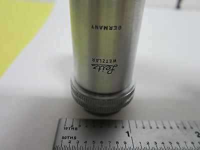 MICROSCOPE PART OBJECTIVE LEITZ GERMANY 40X OPTICS AS IS BIN#H6-16