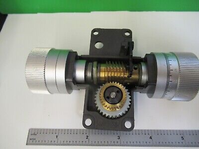 LEITZ DIALUX GERMANY KNOBS ASSEMBLY MICROSCOPE PART OPTICS AS PICTURED &58-B-21