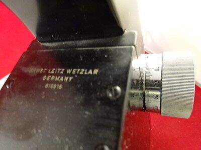 MICROSCOPE PART LEITZ WETZLAR GERMANY LIMB AS IS B#TC-2