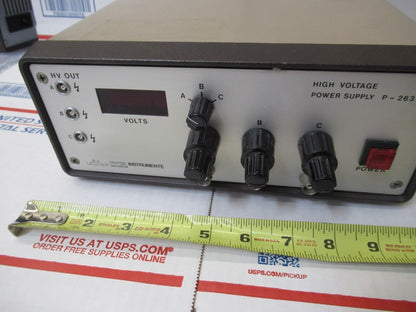 PHYSIK INSTRUMENTE P-263 PIEZO HIGH VOLTAGE GERMAN POWER SUPPLY AS PICTURED TD-4