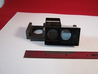 OPTICAL MICROSCOPE MOUNTED PRISM STEREO SCOPE OPTICS BIN#C5-6