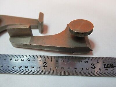 ANTIQUE LEITZ CLIPS PAIR MICROSCOPE PART AS PICTURED &7B-B-69