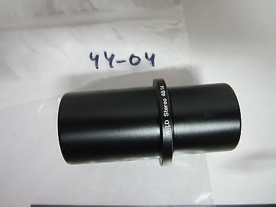 MICROSCOPE PART WILD 40/14 VIDEO CAMERA ADAPTOR PORT BIN#44