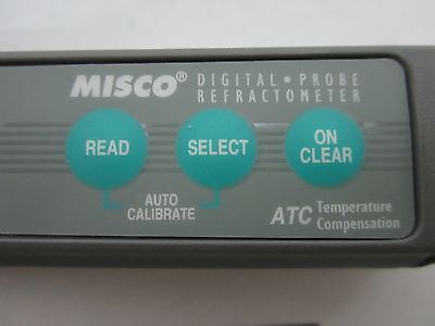 OPTICAL MISCO REFRACTOMETER INSTRUMENT OPTICS + MANUAL ??  AS IS BIN#58-23