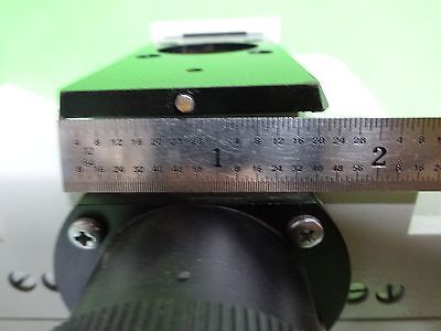 MICROSCOPE PART LEITZ GERMANY FLUORESCENCE NOSEPIECE OPTICS AS IS BIN#11-E-10