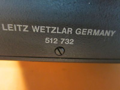 OPTICAL MICROSCOPE PART LEITZ WEZTLAR GERMANY TRINOCULAR HEAD OPTICS BIN#13