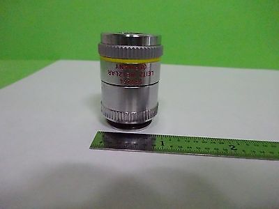 MICROSCOPE PART OBJECTIVE LEITZ GERMANY NPL FLUOTAR 10X OPTICS AS IS BIN#V3-B-09