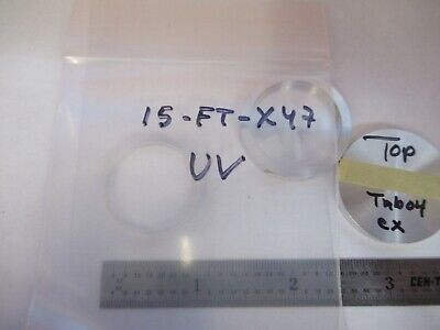 OPTICAL UV ULTRAVIOLET LENS LASER OPTICS AS PICTURED &15-FT-X47