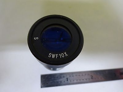 MICROSCOPE PART EYEPIECE OCULAR MITUTOYO JAPAN SWF10X OPTICS BIN#X8-04