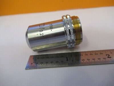 LEITZ WETZLAR GERMANY OBJECTIVE 10X /170 MICROSCOPE PART AS PICTURED &A9-A-13