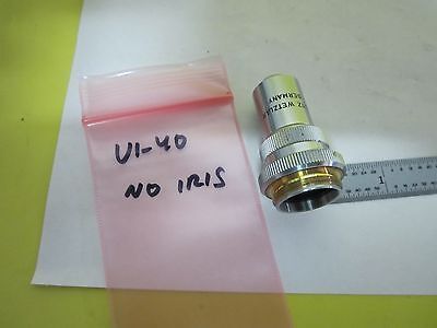 MICROSCOPE PART OBJECTIVE LEITZ GERMANY UTK L 32X WITHOUT IRIS OPTICS BIN#U1-40