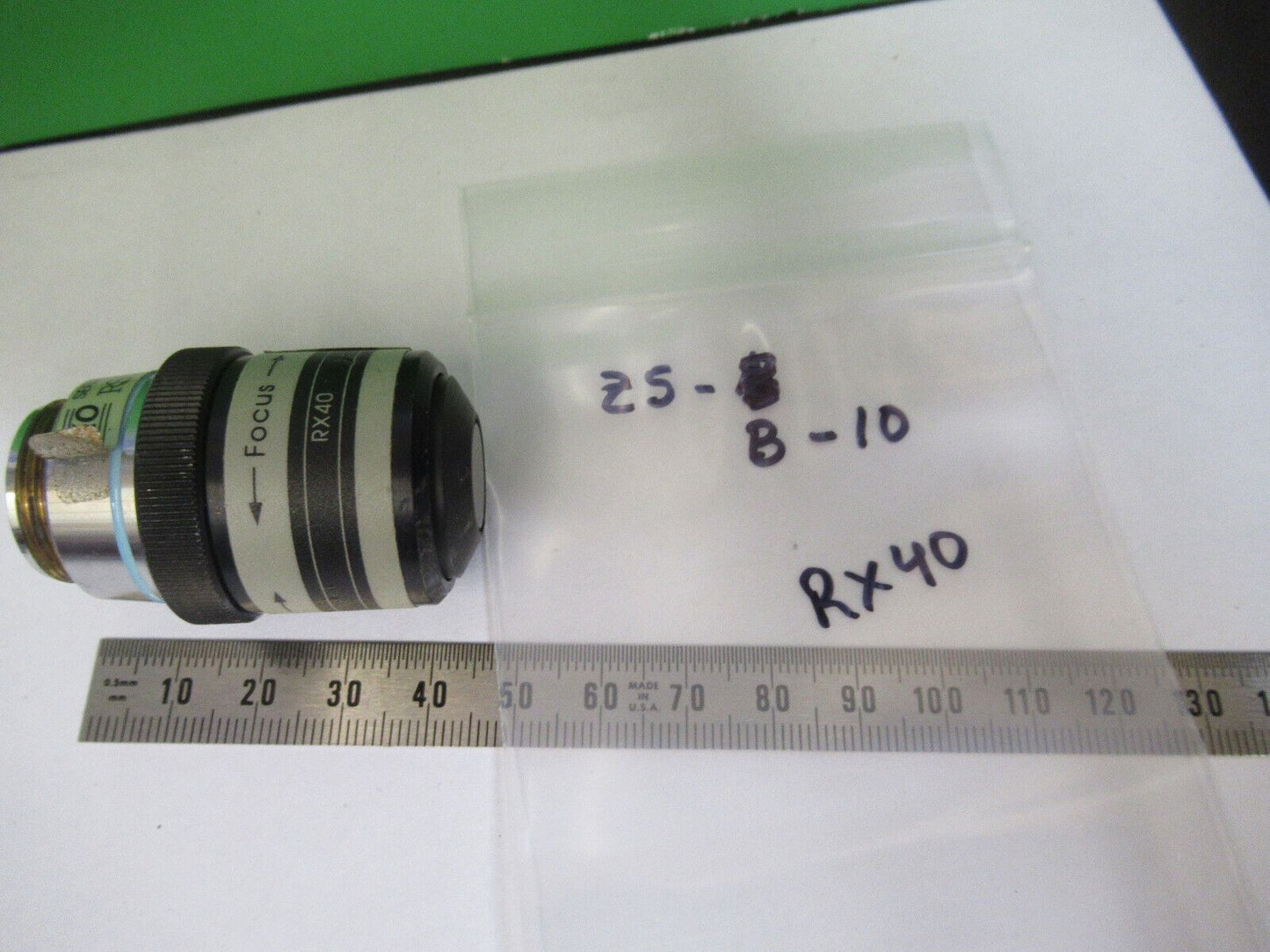 WYKO RX40 MIRAU INTERFEROMETER OBJECTIVE MICROSCOPE PART AS PICTURED &Z5-B-10