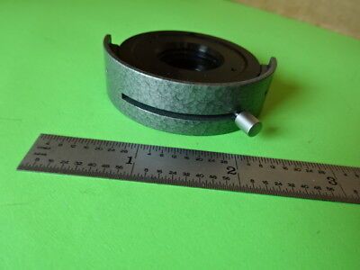 MICROSCOPE PART LEITZ GERMANY OPTICAL IRIS DIAPHRAGM OPTICS AS IS #L5-B-25