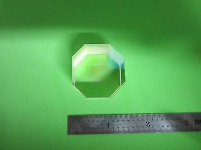 OPTICAL RARE BEAM SPLITTER OCTAGON beschichtet in der Mitte LASER OPTICS BIN#40-87