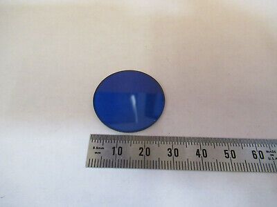 LEITZ WEZTLAR BLUE GLASS FILTER GERMANY MICROSCOPE PART AS PICTURED &8y-a-104