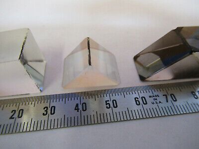 AO SPENCER LOT GLASS PRISM HEAD OPTICS MICROSCOPE PART AS PICTURED &8Y-A-92