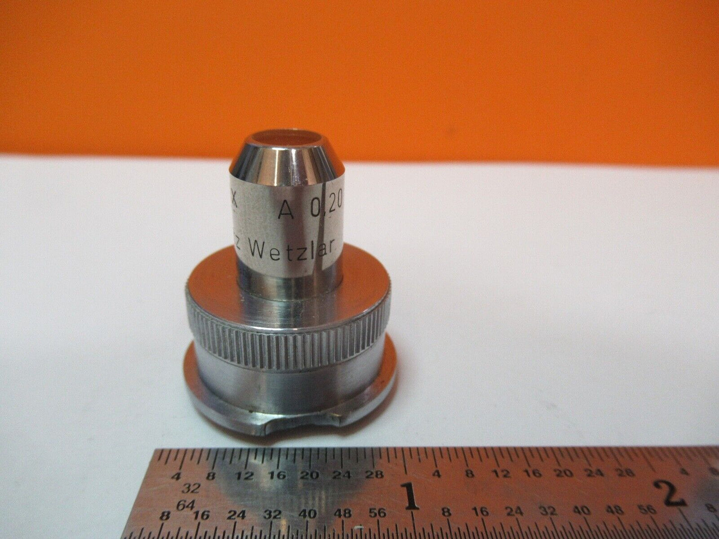 ANTIQUE ERNST LEITZ 11X M23 A OBJECTIVE LENS MICROSCOPE PART as pictured A2-A-45