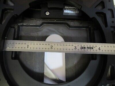 OLYMPUS JAPAN XY STAGE TABLE U-SVRDT-3 PRO MICROSCOPE PART AS PICTURED &A2-A-72