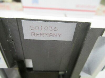 LEICA GERMANY DMRX STAGE SUPPORT 501036 MICROSCOPE PART AS PICTURED R5-A-21