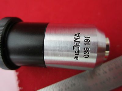 MICROSCOPE OBJECTIVE OPTICS 40X ZEISS JENA GERMANY #2-143