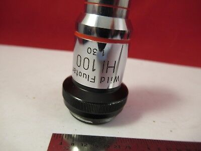 WILD SWISS OBJECTIVE 100X FLUOTAR MICROSCOPE PART OPTICS &75-B-30