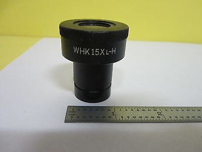 MICROSCOPE EYEPIECE OLYMPUS WHK 15X L-H  WEIRD RETICLE OPTICS AS IS BIN#19V-B-27