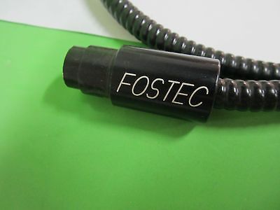 MICROSCOPE PART FIBER LIGHT GUIDE FOSTEC ILLUMINATOR OPTICS AS IS BIN#62-13