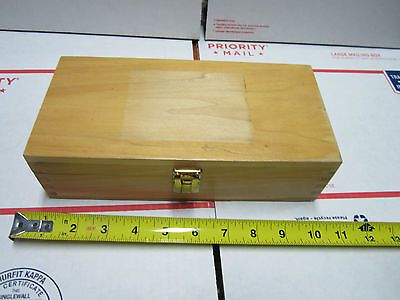 OPTICAL STANDARD MIRROR IN WOODEN BOX LASER OPTICS AS IS BIN#B4