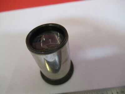 ANTIQUE CARL ZEISS  "10" EYEPIECE MICROSCOPE PART OPTICS AS PICTURED #B1-A-53