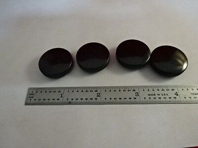 UNITRON NOSEPIECE PLASTIC CAPS LOT 4 EA MICROSCOPE PART AS PICTURED &AQ-A-06