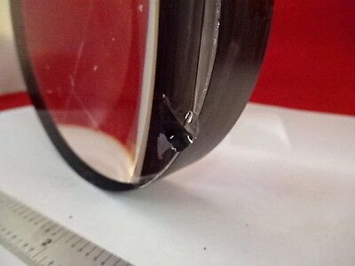 FOR PARTS OPTICAL PLANO CONVEX LENS FL 3" [CHIP EDGE]  OPTICS #21-A-07