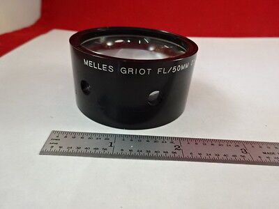 MELLES GRIOT 01-CMP-117 OPTICAL MOUNTED LENS OPTICS AS PICTURED &Z8-07