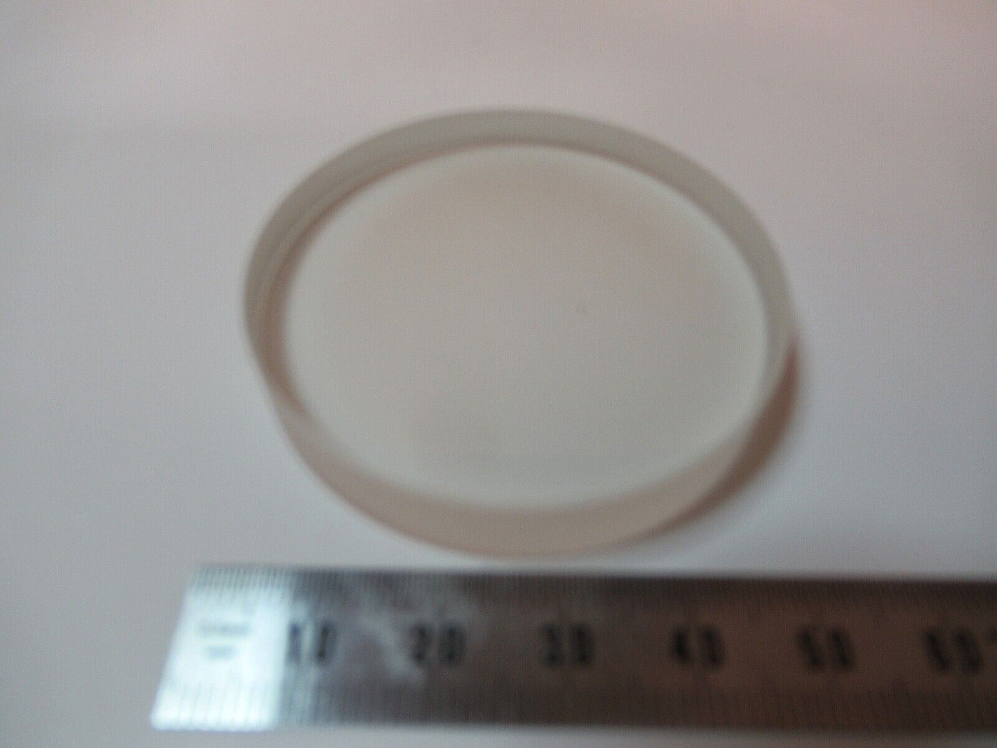 OPTICAL GLASS ROUND DIFFUSER PLANO CONCAVE OPTICS AS PICTURED &14-B-46