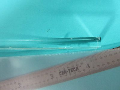 OPTICAL RARE TRUNCATED GLASS ROD BAR + LENS LASER OPTICS AS PICTURED BIN#B6-13