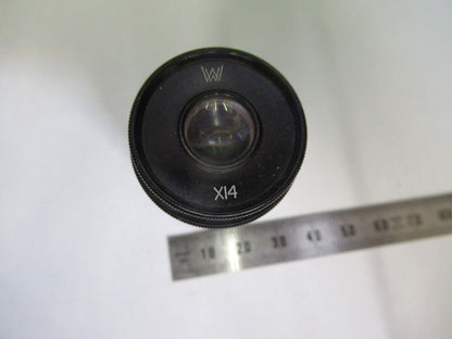 WATSON LONDON UK EYEPIECE 14X OPTICS MICROSCOPE  PART AS PICTURED #H9-C-19