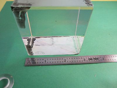 OPTICAL LARGE BEAM SPLITTER LASER OPTCS AS IS OPTICS BIN#14