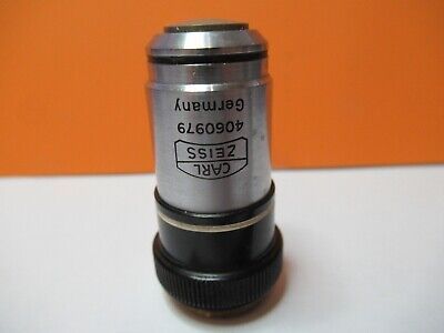 CARL ZEISS GERMANY OBJECTIVE 100X /160 OPTICS MICROSCOPE PART AS PIC &A9-A-64