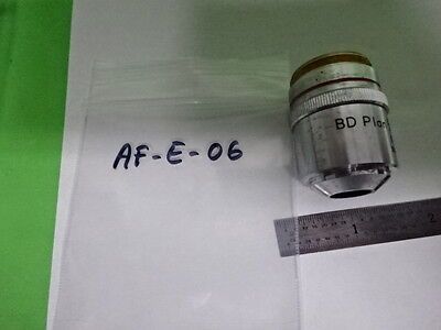 MICROSCOPE PART OBJECTIVE NIKON JAPAN BD 5X PLAN OPTICS AS IS #AF-E-06